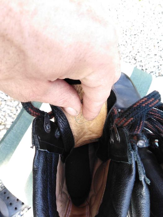 Buty skórzane, traper wojsko, straż, inna formacja rozmiar 38