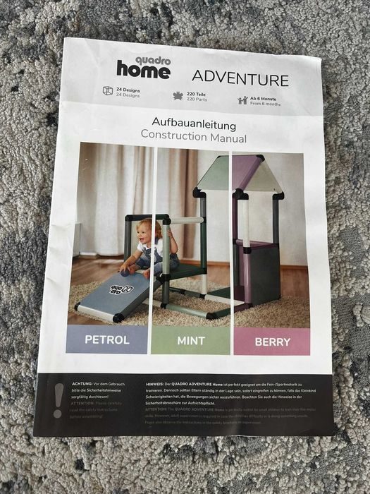 Konstrukcja do wspinaczki/Plac Zabaw/Quadro Adventure Home Petrol