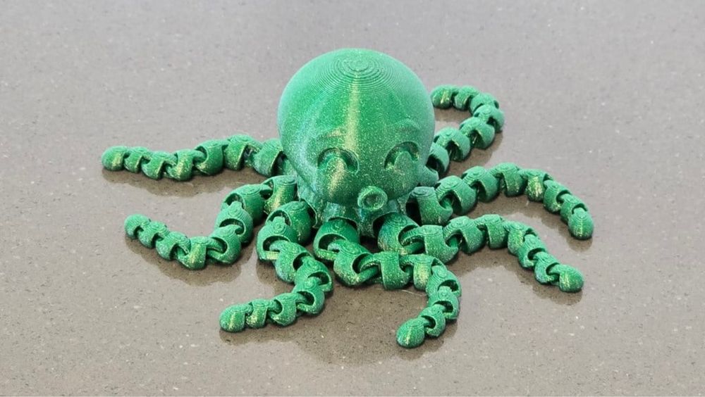 Fidget Toy Polvo articulado 3D