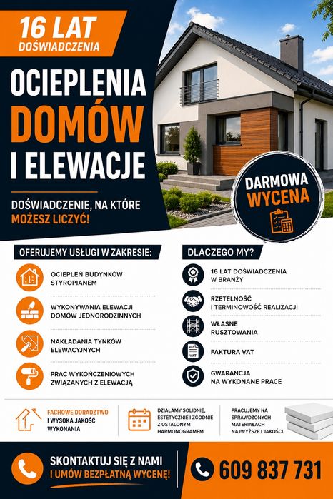 Ocieplenia elewacje
