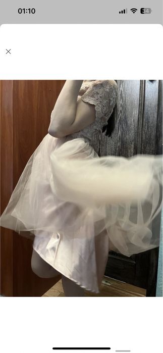 Плаття святкове. платье на выпускной. фатинове плаття міді chi chi