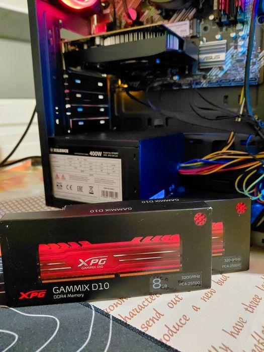 ОЗУ DDR4 (16GB), AMD RYZEN 5 5500, NVIDIA 1050 TI 4GB