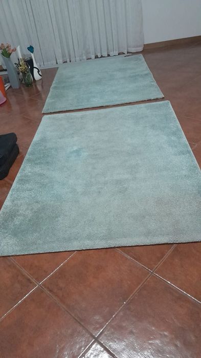 Carpetes verdes claras