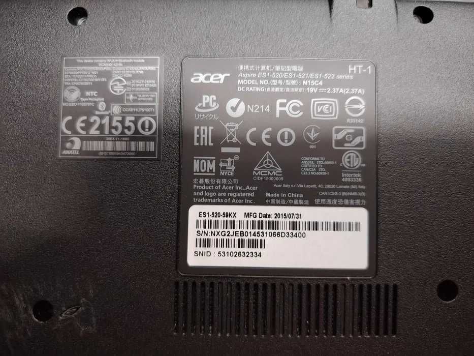 Acer Aspire ES15 Computer64751403968129121