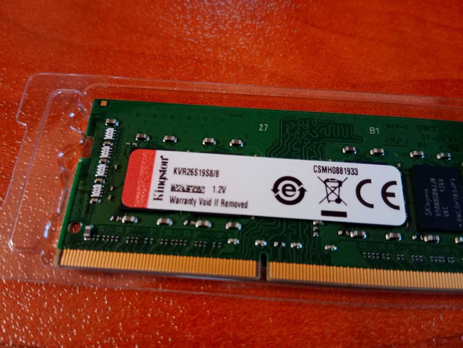 Pamięć RAM DDR4 Kingston KVR26S19S8/8 8 GB