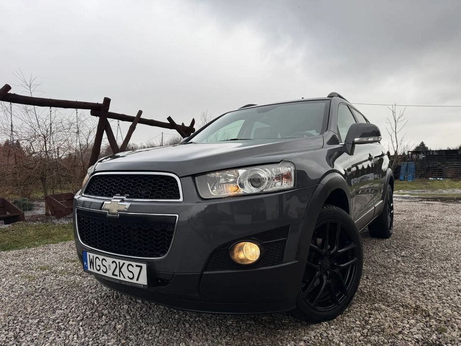 Chevrolet Captiva Captiva Wyjątkowy Kolor Szary Beton Alu 7 Osobowa Poł Skóra Navi
