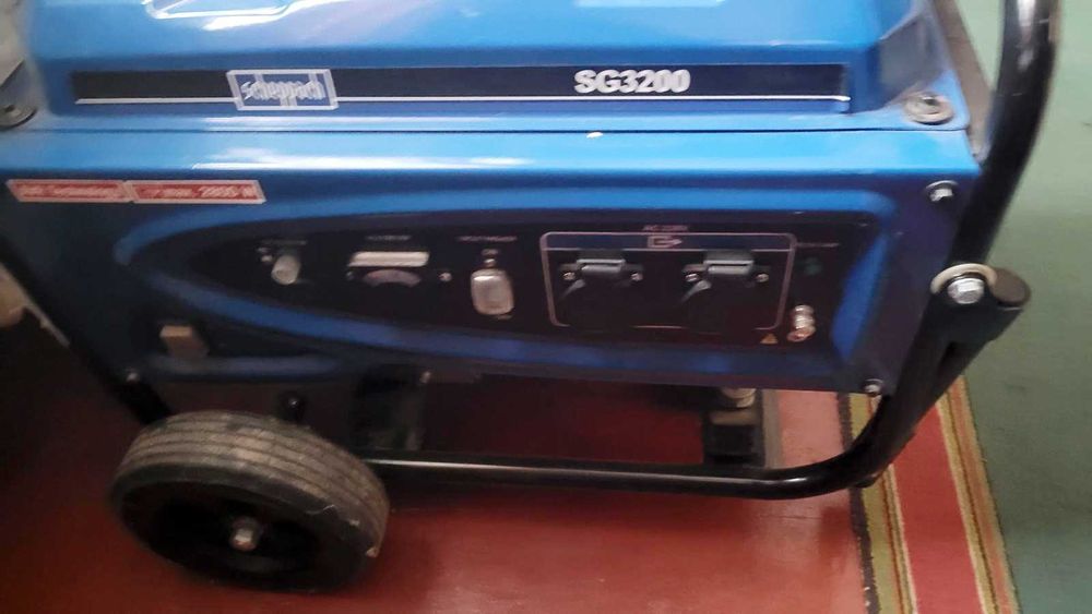 Генератор бензиновий Scheppach SG3200 2,5 кВт на колесах