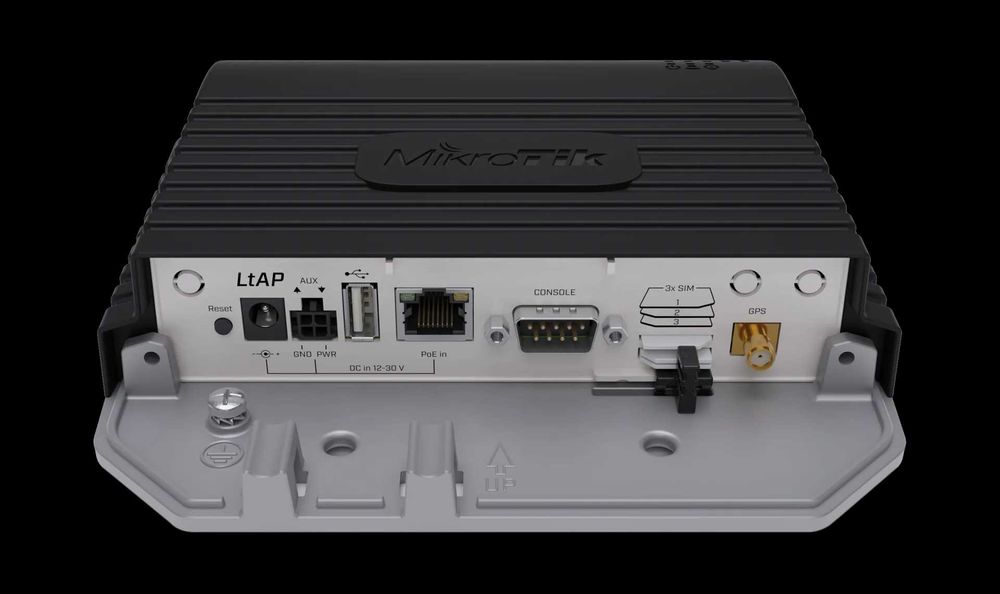 Мощная LtAP LTE6 kit Wi-Fi 2.4Ghz Gigabit Mikrotik GPS USB 3SIM