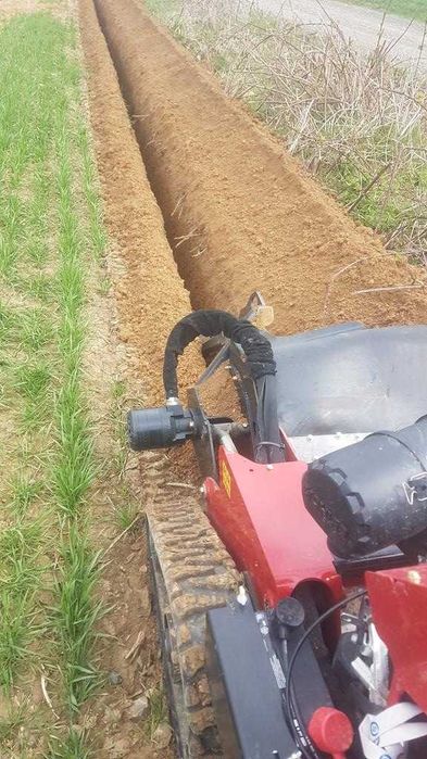 Usługi koparką łańcuchową