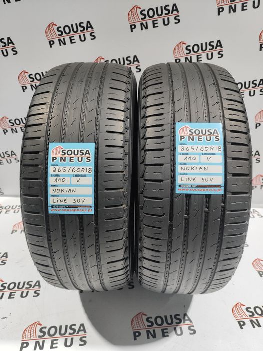 110 Euros 2 pneus 265-60R18 Nokian - Oferta dos Portes