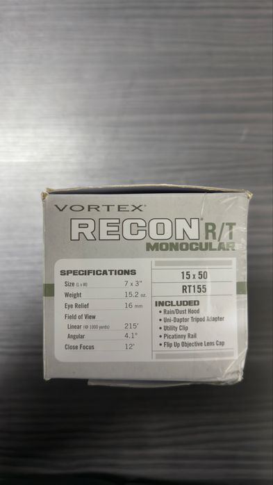 Vortex - Монокуляр Recon R/T 15x50 - чорний