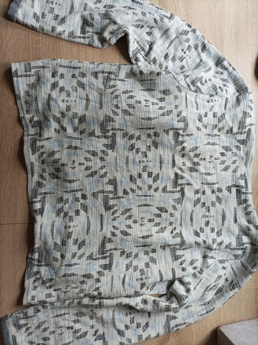 Gina Benotti, sweter/ kardigan, biały/ beżowy w kształty, XXXL