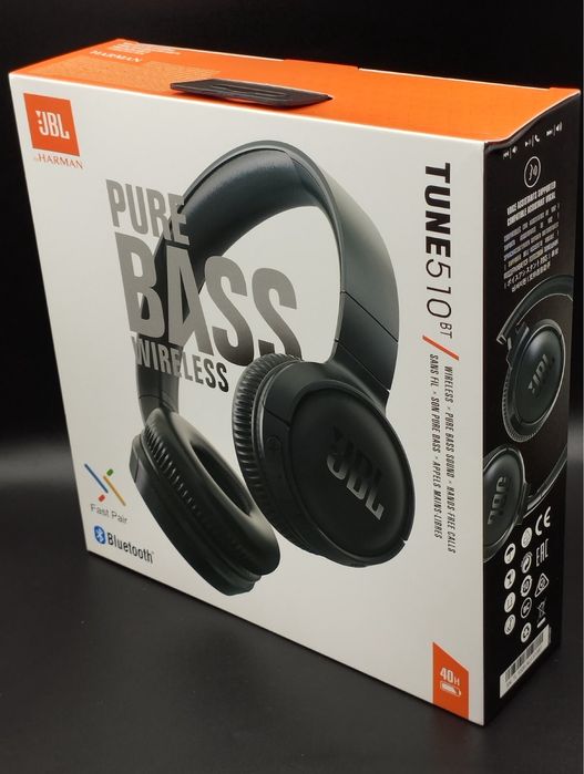 Безпровідні навушники JBL Tune 510 BT Black