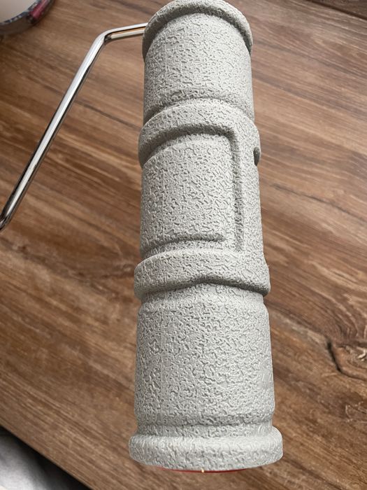 Валик для декору структурний гумовий 230мм малюнок "Цегла"