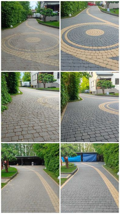 Mycie kostki brukowej, elewacji, dachów i innych powierzchni