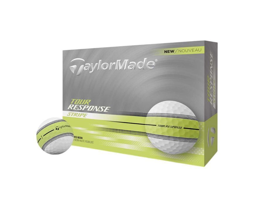 Taylormade Tour Response Stripe 12szt piłki golfowe do golfa yellow