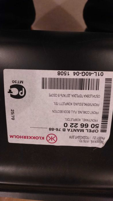 Opel Manta B pas przedni