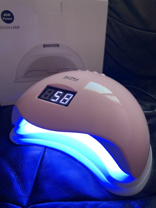 Лед лампа Sun, рожевого кольору