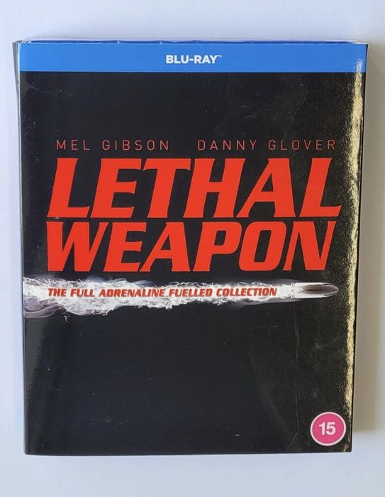 Zabójcza broń 1-4 (5x blu-ray) kolekcja. Polski lektor i napisy. Folia