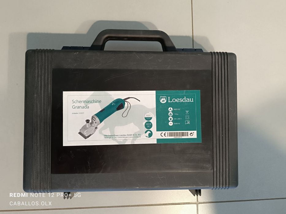 Maszynkaa do strzyżenia koni Loesdau Grenada golenie koni