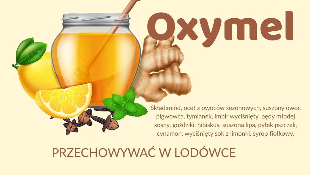Oxymel syrop naturalny 0.7 litra