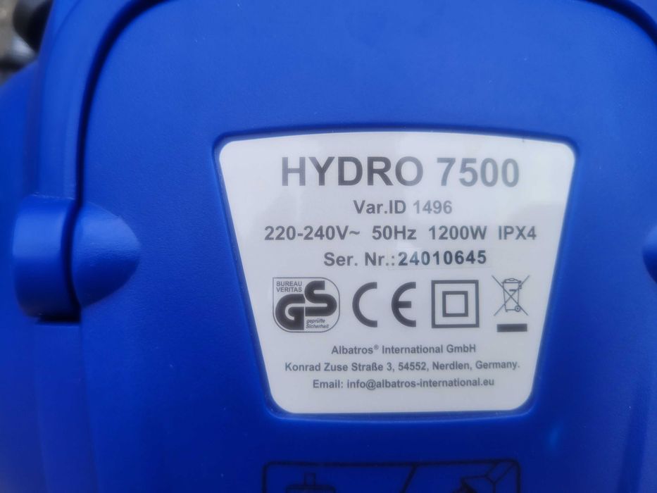 Odkurzacz pioracy hydro 7500 przemyslowy