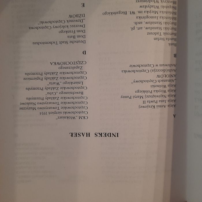 Bogdan Snoch Almanach Częstochowy Mały leksykon miasta