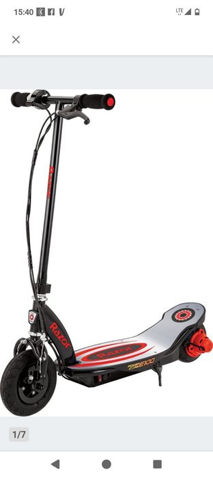 Hulajnoga Elektryczna Razor E 100 Power Core Red Alu