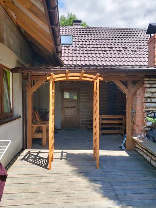 Przejścia,  Łuki Ogrodowe, Pergole, Pergole Z Ławką