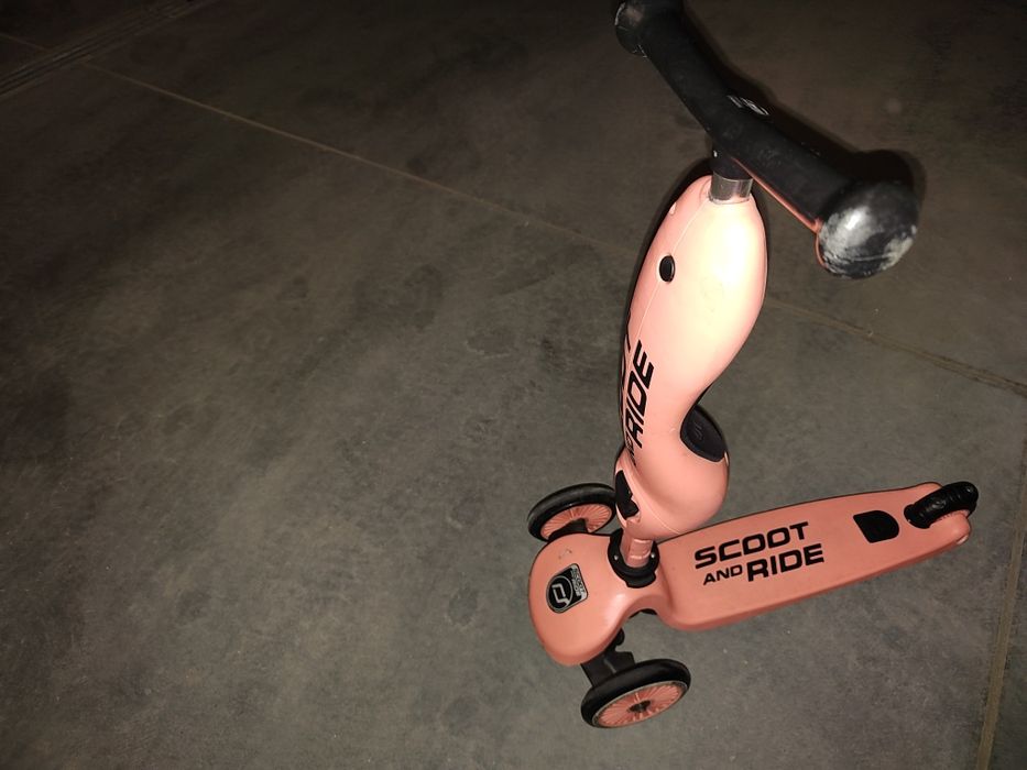 Hulajnoga jeździk  2w1 scoot and ride peach