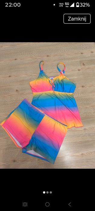 Dwuczęściowy kostium kąpielowy Tankini