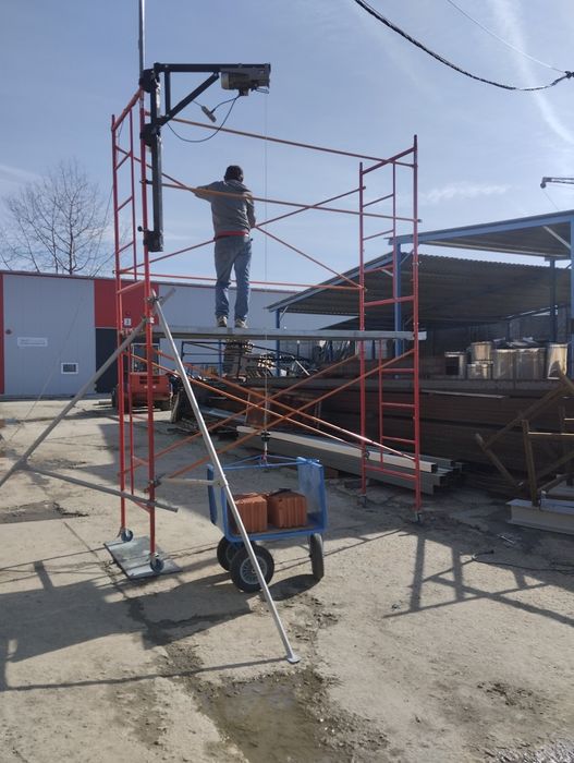 Rusztowanie elewacyjne drabinkowe modułowe