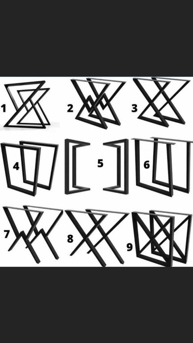 Мебель на заказ. Столи лофт. Опори Лофт. Ніжки Loft. Фурнітура Loft.