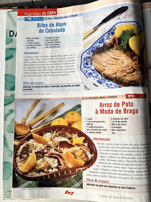 Enciclopédia de Cozinha Portuguesa — Colecção Completa em Revistas