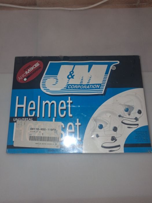 J&M  Universal Helmet Headset HS
Open Face