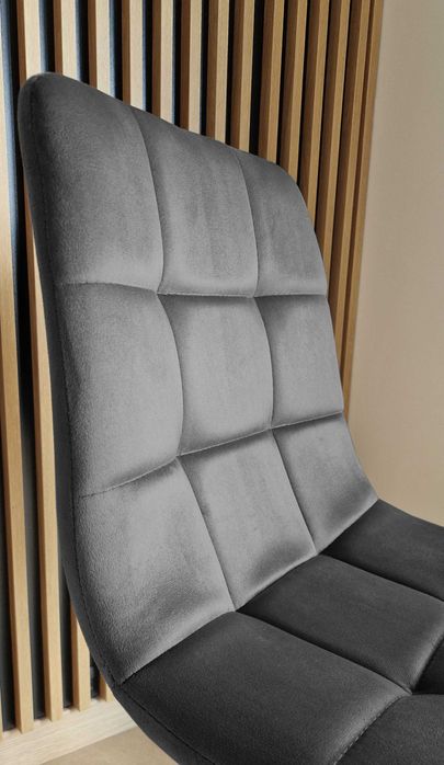 Welurowe krzesło tapicerowane do salonu i jadalni. Nowe. Wysyłka 24h