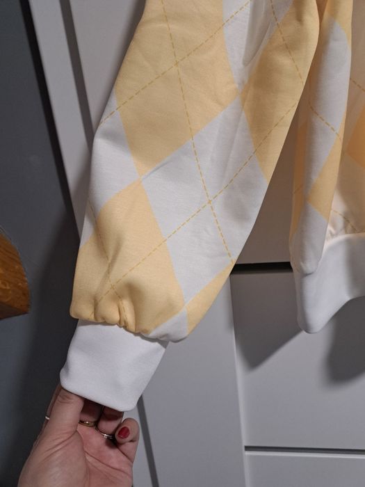 Bluza materiał masełko w romby Vanis