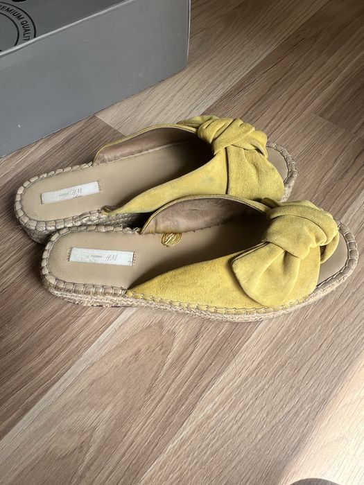 Klapki espadryle h&m