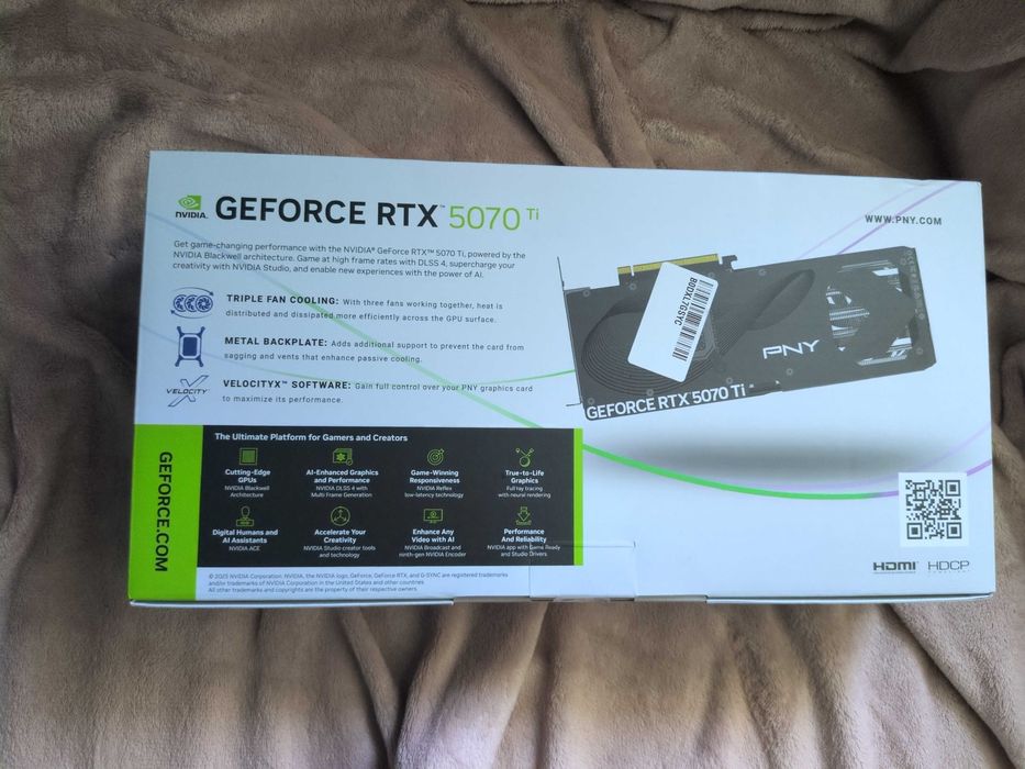 PNY RTX 5070 Ti 16GB GDDR7
