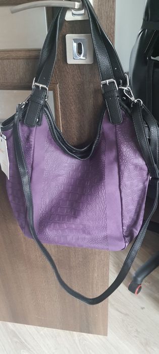 Sprzedam piękną nową torebkę, lila, fiolet