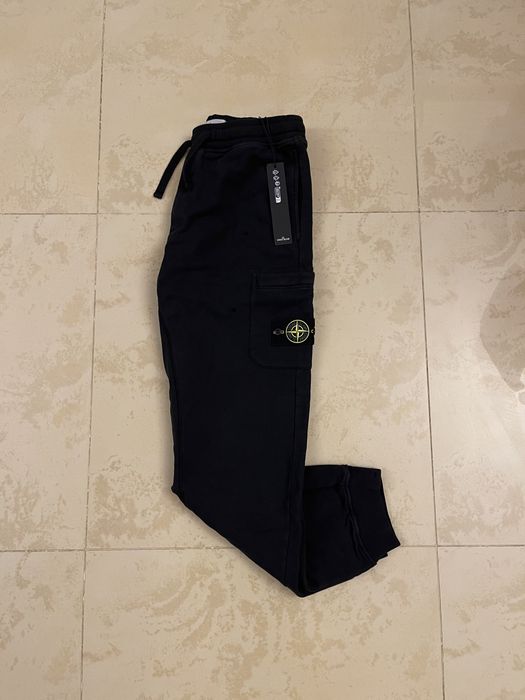 Штаны Stone Island Classic Black Patch Sweatpants Стон Айленд Оригинал