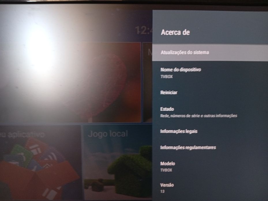 Box tv android 16 GB / 128 GB