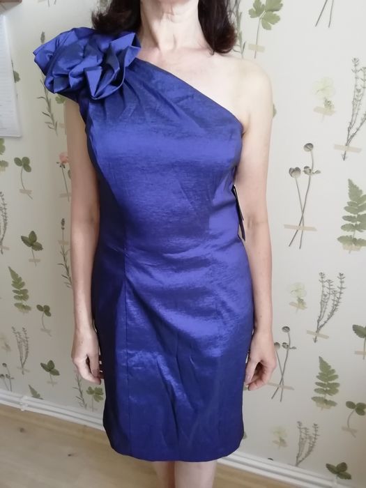 Elegancka sukienka tafta 38/M