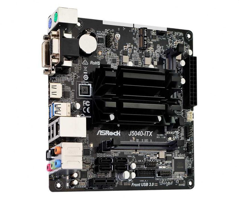 [Usado] Motherboard Mini-ITX ASRock J5040-ITX + 16GB de RAM + M.2 WiFi