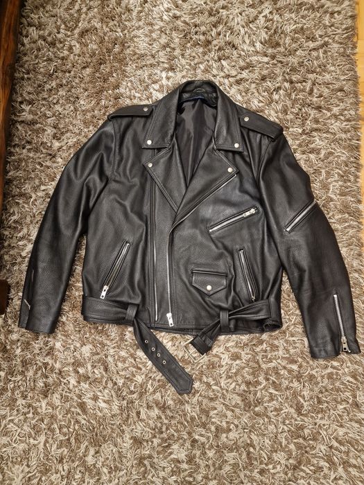 Komplet ubrań motocyklowych ze skóry