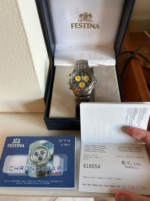 Relógio Festina Chronograph Alarm 2003