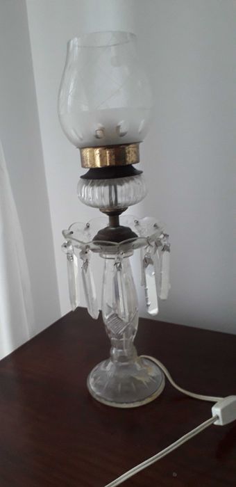 Candeeiro antigo, de mesa