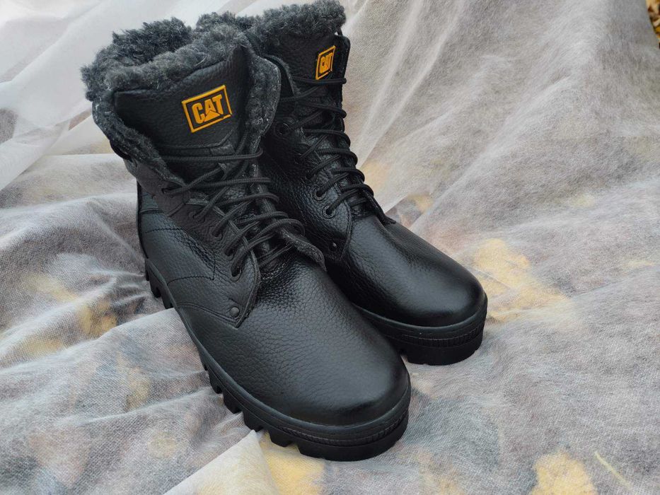 Берцы, Берци, Ботинки, Черевики, мужские зимние кожа на меху до 50р