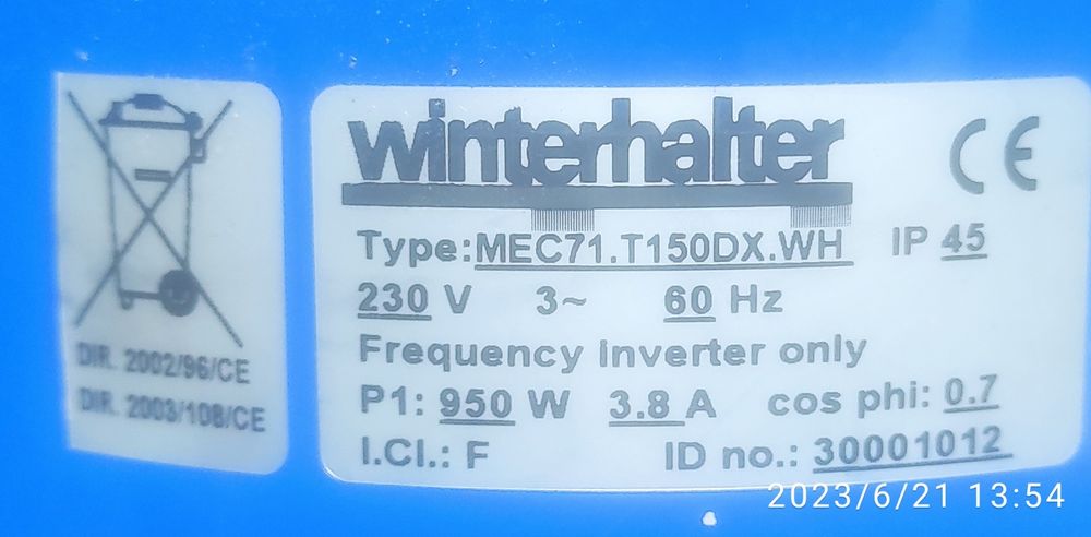 Pompa zmywarka Winterhalter