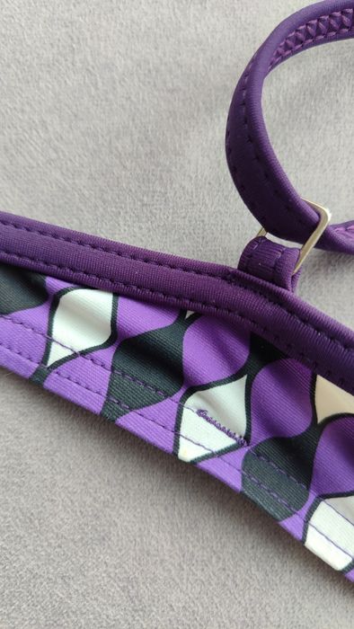 Fioletowy usztywniany stanik 75 B Verano góra stroju kąpielowego S